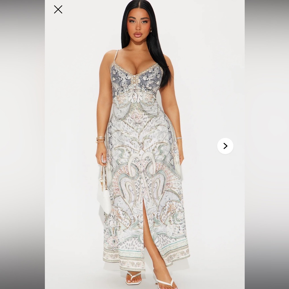 Satin Maxi Dress